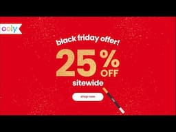 OOLY Black Friday: Save 25% off at OOLY.com | Limited-time offer!