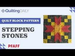 Free Quilt Block Patterns_Stepping Stones