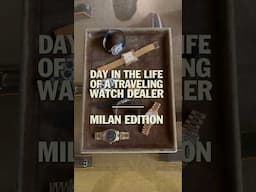 Milan Watch Hunting DITL #vintagewatch #rolex #watches #watchdealer #watchhunting #milano