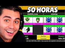 FAZENDO TRADES POR 50 HORAS no Blox Fruits