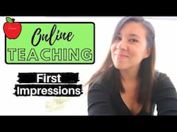 GETTING READY TO TEACH ONLINE | First Impressions Teaching Vlog | ESL Teacher