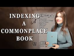 INDEX - THE EASY LOOKUP FOR INFORMATION IN YOUR COMMONPLACE BOOK