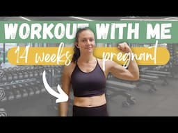 Pregnancy workout routine 💪| full body with weights 🏋️‍♀️