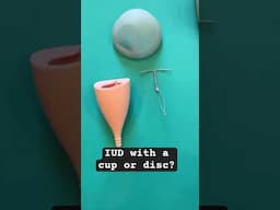 Is it safe to use a menstrual cup with an IUD? #shorts