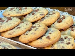 🍪CRUMBLE COOKIES con Pezzi di Cioccolato 🍫 RICETTA BASE-Cookies Chocolate Cips-Biscotti Americani