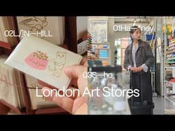 Losing track of time in London Art Stores