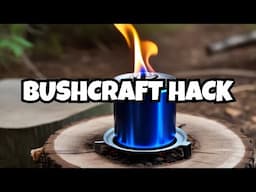 Home Made DIY Alcohol stove from a Pop Can #shorts #bushcraft #alcoholstove