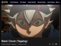 Tagalog dub Black Clover, mapapanood na sa Viu!