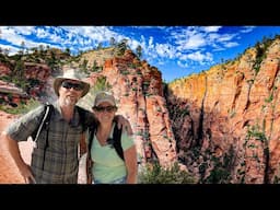 HIKING UTAH - THE WEST RIM TRAIL at ZION NATIONAL PARK BEYOND ANGEL'S LANDING