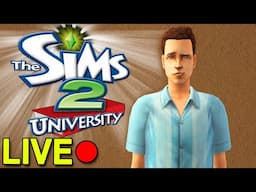 Playing Sims 2 University for the 1st time...LIVE! 11/12/24