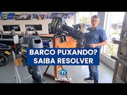 Seu barco está puxando para um dos lados? Como regular o direcionador motor popa Yamaha 15 ao 40hp.