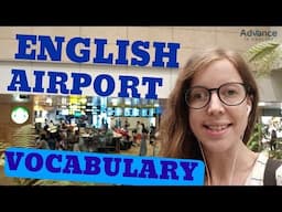 Airport Vocabulary | Real Life English in an Airport