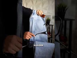 Closet Hack! How To Hang Your Jeans