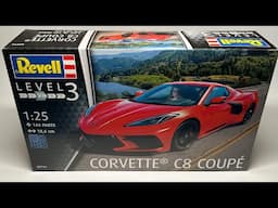 Unboxing Revell Chevrolet C8 Corvette