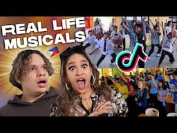 Ain't NO WAY this is REAL!? Latinos react to Filipino Students & Teachers Viral Dancing in SCHOOLS