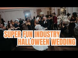 SUPER FUN Industry Halloween wedding at the Park Chateau