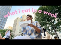 what i eat (& cook) in a week | date night, asian & russian meals, healthy tips