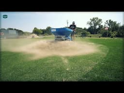 Overseeding Creeping Bentgrass?? + Sand Topdressing + First MOW On Golf Green