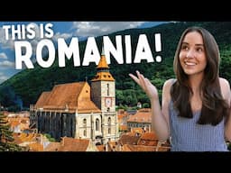 ROMANIA IS UNDERRATED! 🇷🇴 Exploring BRAȘOV and DRACULA's Castle