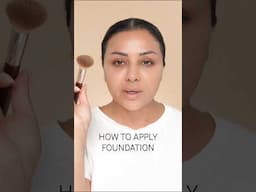 How To Apply Foundation! #shorts