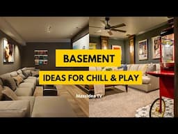 50+ Finished Basement Design Ideas for Chill & Play