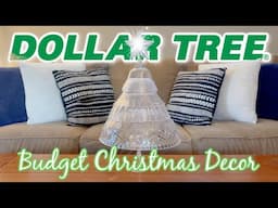 *BUDGET* Christmas Decor!!! | Crystal Christmas Tree | Dollar Tree DIY!!!