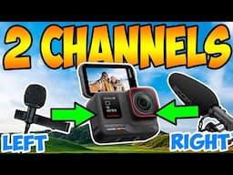 Insta360 Ace Pro Secret Dual Channel Mic Setup