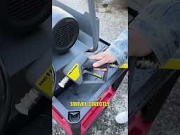 How to Stop Tangles on your Pressure Washer Hose when Cleaning your Car  #cardetailing #automobile