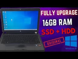 HP Laptop Upgrade RAM SSD Plus HDD Original Windows 10