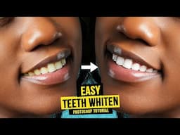 How to WHITEN TEETH in Photoshop | Easy Retouching Tutorial