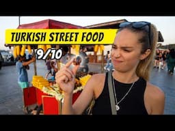 Rating Turkish Street Food! (Istanbul Street Food Reaction)