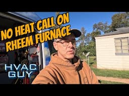 Found Rheem Furnace Locked Out! #hvacguy #hvaclife #hvactrainingvideos