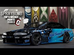 Forza 7 - Spraybomb EP10 - Top 5 Weekly Paints