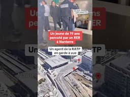 Un jeune de 19 ans percuté par un RER à Nanterre