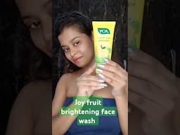 Brighten Your Skin with Joy Fruit Face Wash #joyfacewash