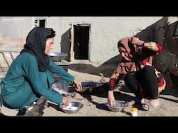 Daily Routine Village life in Afghanistan | Village Girls Cooking Organic Food