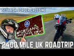 Crossing the border  | Scotland | Honda nx500 | Roadtrip Ep 2