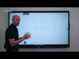 See T7 teaching tools in action - Write, Protractor, Split Screen, Recording