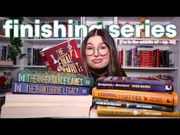 finishing EVERY series i'm in the middle of 📚✨🍂 episode 2 (50+ book series)