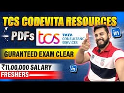 TCS BIGGEST BUMPER HIRING FOR FRESHERS |🔥TCS CODEVITA 2025 CODING RESOURCES PDF SHARED