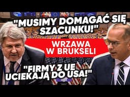 "Unia skansenem szkodliwych idei!". Wrzawa w Brukseli. Rzońca: Firmy z UE uciekają do USA