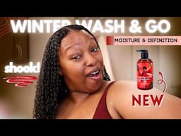 Almost A FAIL 😮‍💨 Winter Wash & Go Routine + Refresh ft. Now I Am Nappy Hibiscus & Chebe Gel Review