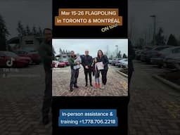 Flagpoling expert tour Toronto & Montreal #shorts