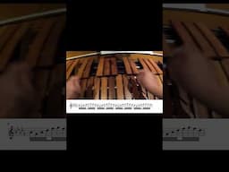 Relaxing Marimba Chord Progression #astimeflies  #sheetmusic #chordprogression