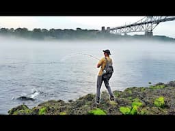 Casting the Cape Cod Canal for EXPLOSIVE Stripers!!!