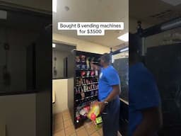 I bought a vending machine business