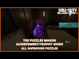 Call of Duty Black Ops 6 - The Puzzles Mason Achievement / Trophy Guide (All Safehouse Puzzles)