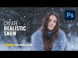 How to Create Realistic Snow Effect in Photoshop | Create Realistic Snow Overlay in Photoshop (Easy)