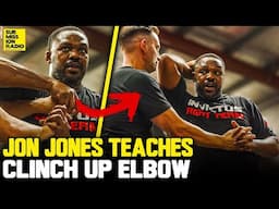 Jon Jones Teached SNEAKY UP ELBOW With Hand Traps! | UFC 309