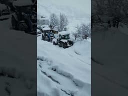 Tractor video in snow#shorts #short #tractor